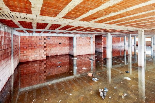 Basement Water Cleanup in Woodstock